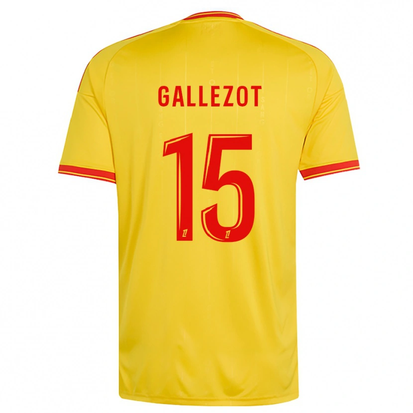 Danxen Mujer Camiseta Tim Gallezot #15 Oro Naranja Rojo 1ª Equipación 2026/27 La Camisa México