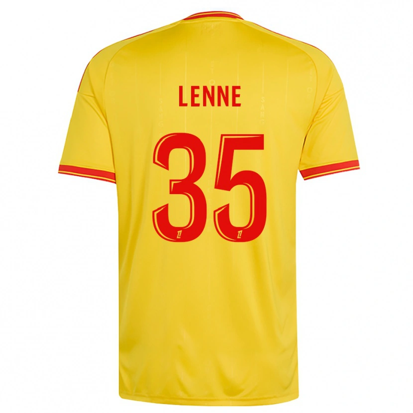 Danxen Mujer Camiseta Oscar Lenne #35 Oro Naranja Rojo 1ª Equipación 2026/27 La Camisa México