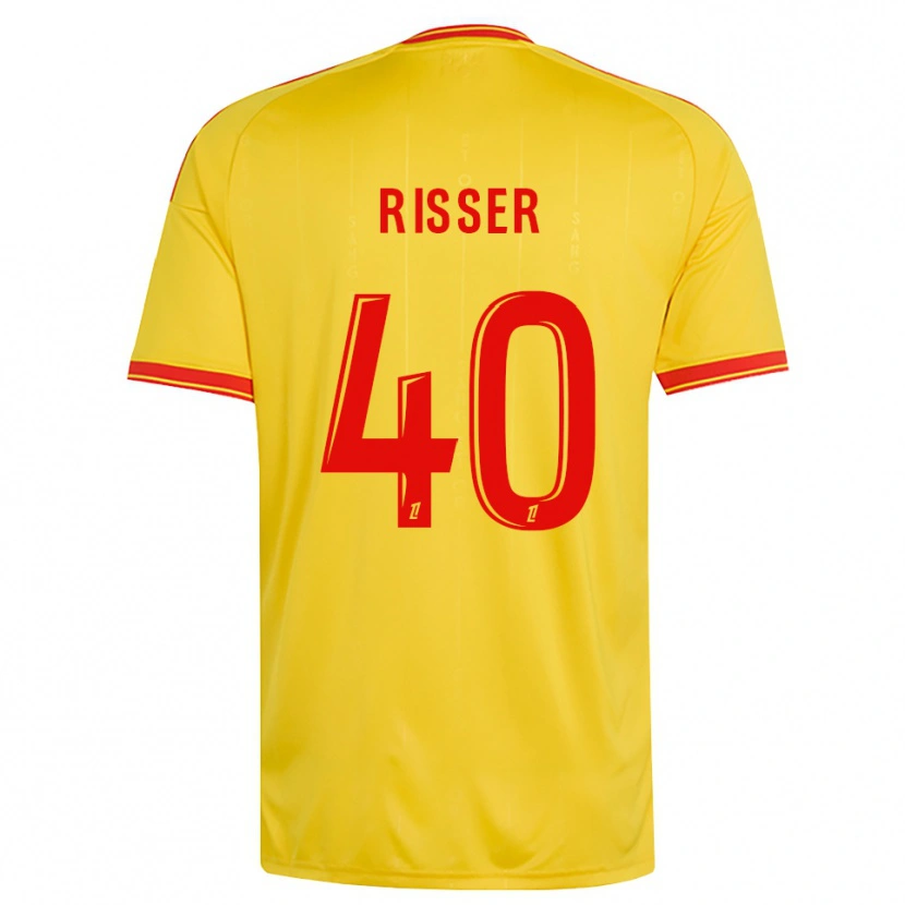 Danxen Mujer Camiseta Robin Risser #40 Oro Naranja Rojo 1ª Equipación 2026/27 La Camisa México