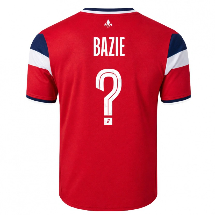 Danxen Mujer Camiseta Joffrey Bazie #0 Rojo Blanco Azul Real 1ª Equipación 2026/27 La Camisa México
