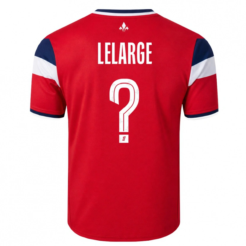 Danxen Mujer Camiseta Claire Lelarge #0 Rojo Blanco Azul Real 1ª Equipación 2026/27 La Camisa México