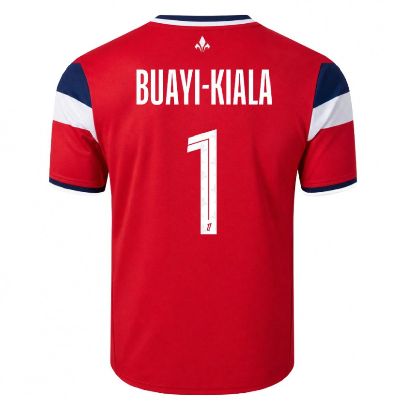 Danxen Mujer Camiseta Israël Buayi-Kiala #1 Rojo Blanco Azul Real 1ª Equipación 2026/27 La Camisa México