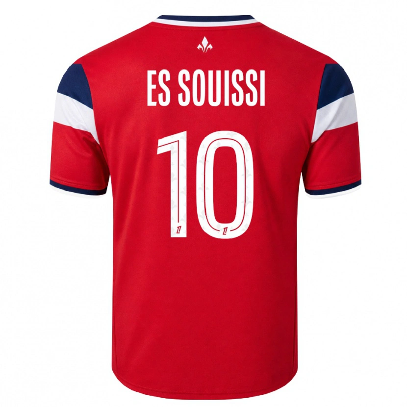 Danxen Mujer Camiseta Yllian Es Souissi #10 Rojo Blanco Azul Real 1ª Equipación 2026/27 La Camisa México