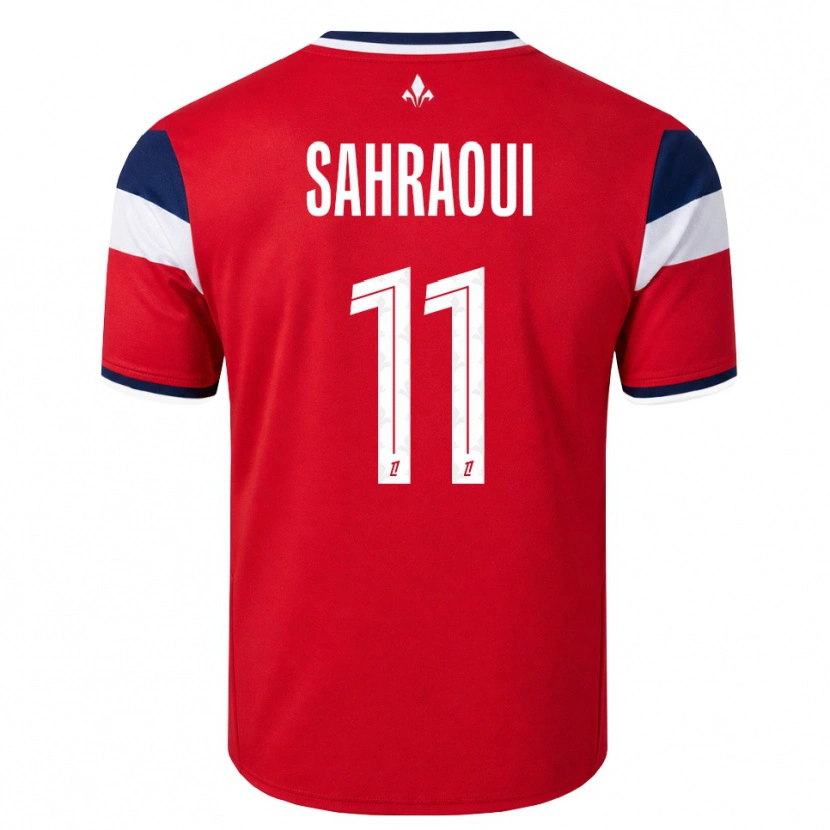 Danxen Mujer Camiseta Osame Sahraoui #11 Rojo Blanco Azul Real 1ª Equipación 2026/27 La Camisa México