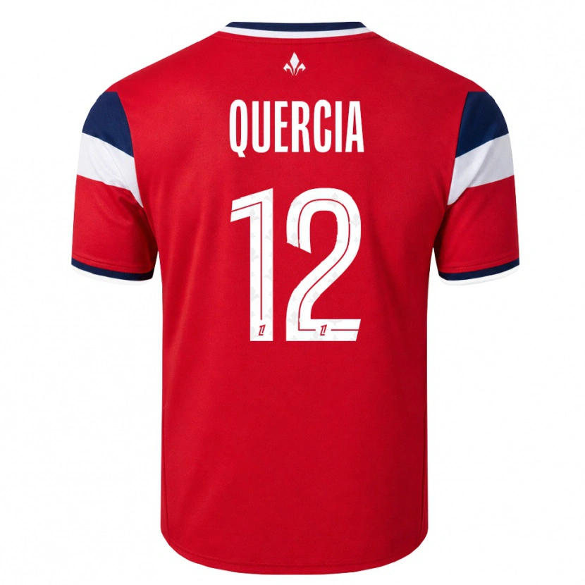 Danxen Mujer Camiseta Léo Quercia #12 Rojo Blanco Azul Real 1ª Equipación 2026/27 La Camisa México