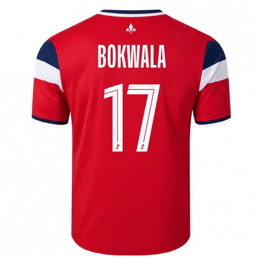 Danxen Mujer Camiseta Béni Bokwala #17 Rojo Blanco Azul Real 1ª Equipación 2026/27 La Camisa México
