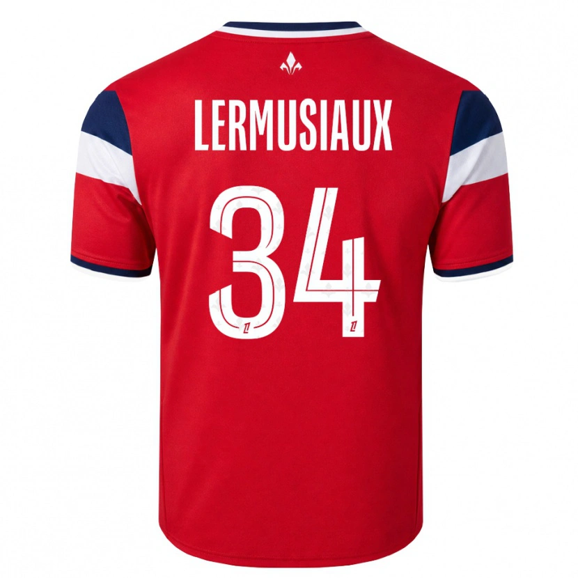 Danxen Mujer Camiseta Chrystal Lermusiaux #34 Rojo Blanco Azul Real 1ª Equipación 2026/27 La Camisa México