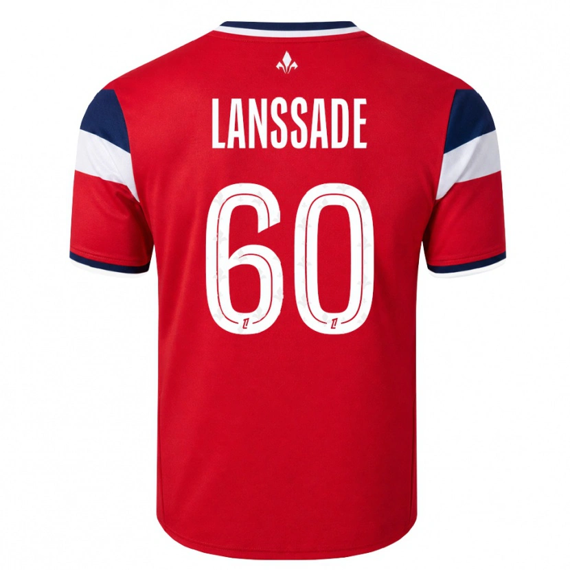 Danxen Mujer Camiseta Zadig Lanssade #60 Rojo Blanco Azul Real 1ª Equipación 2026/27 La Camisa México