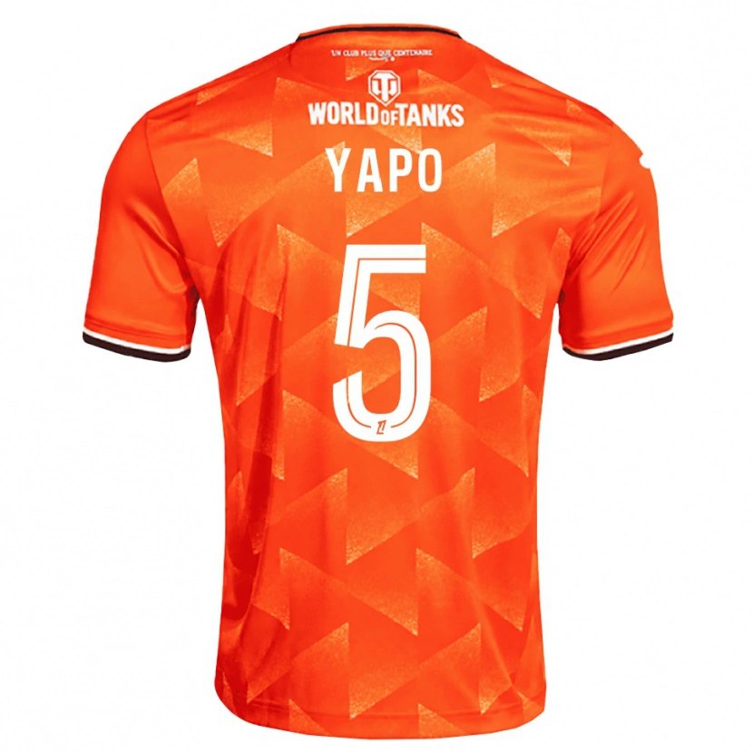 Danxen Mujer Camiseta Ezekiel Yapo #5 Naranja Blanco Negro 1ª Equipación 2026/27 La Camisa México