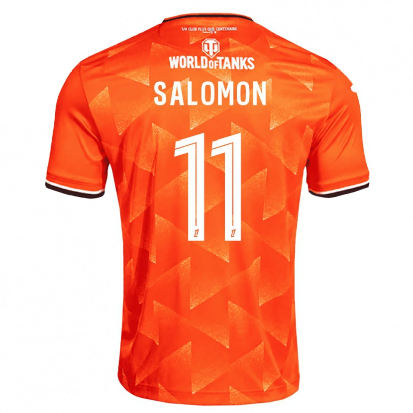 Danxen Mujer Camiseta Enzo Salomon #11 Naranja Blanco Negro 1ª Equipación 2026/27 La Camisa México