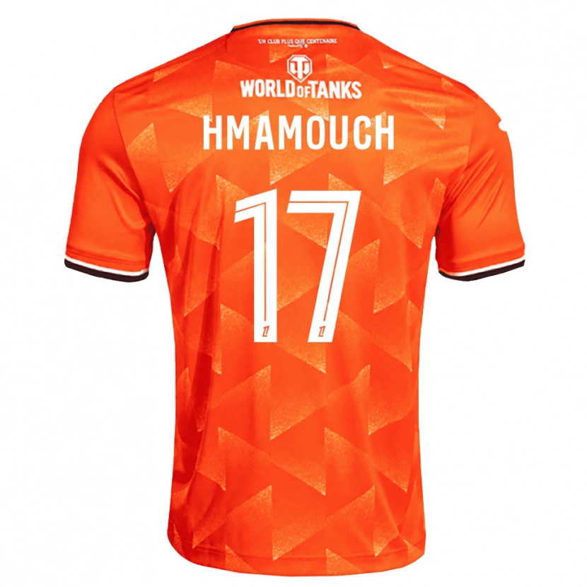 Danxen Mujer Camiseta Mohamed-Anouar Hmamouch #17 Naranja Blanco Negro 1ª Equipación 2026/27 La Camisa México