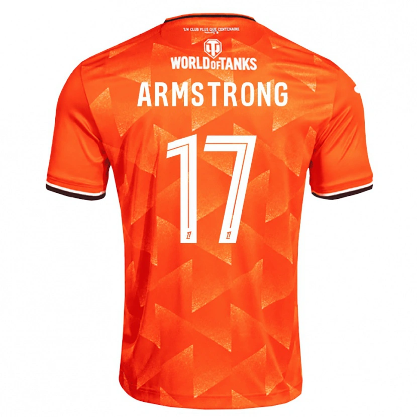 Danxen Mujer Camiseta Desmond Armstrong #17 Naranja Blanco Negro 1ª Equipación 2026/27 La Camisa México