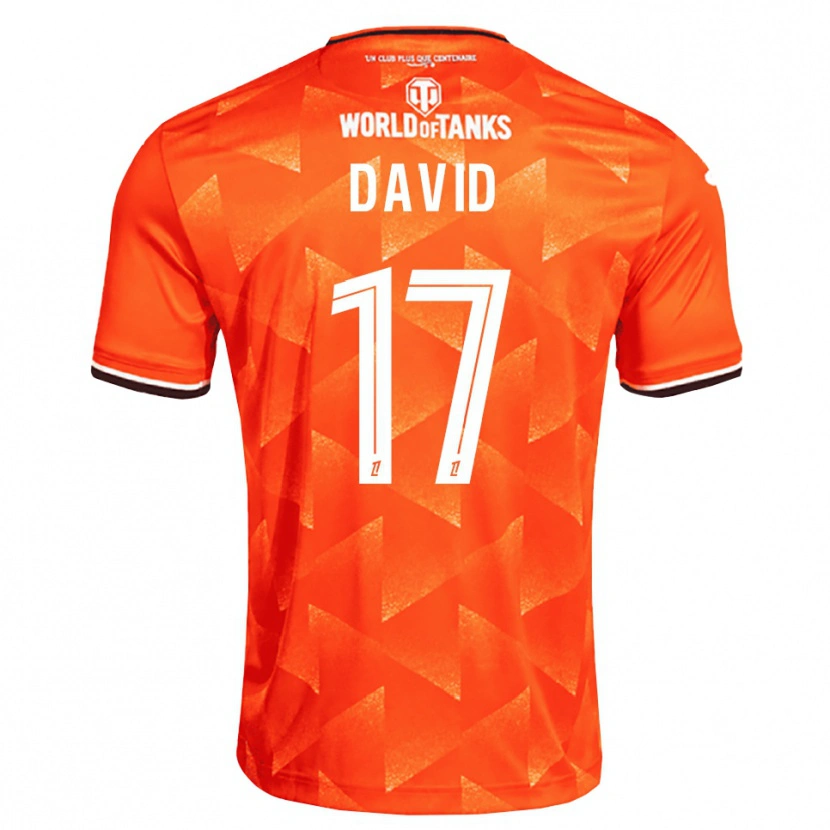 Danxen Mujer Camiseta Dune David #17 Naranja Blanco Negro 1ª Equipación 2026/27 La Camisa México