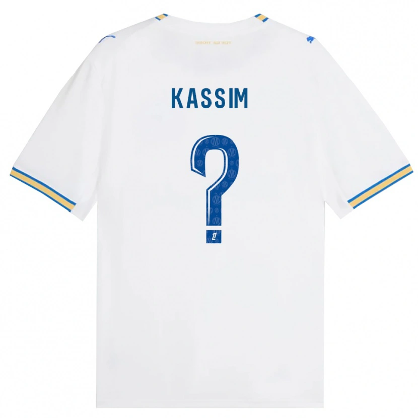 Danxen Mujer Camiseta Kassim Abdallah #0 Azul Lanzador Blanco 1ª Equipación 2026/27 La Camisa México