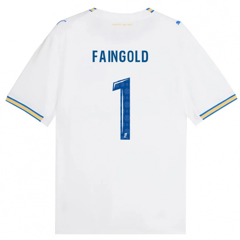 Danxen Mujer Camiseta Abbie Faingold #1 Azul Lanzador Blanco 1ª Equipación 2026/27 La Camisa México
