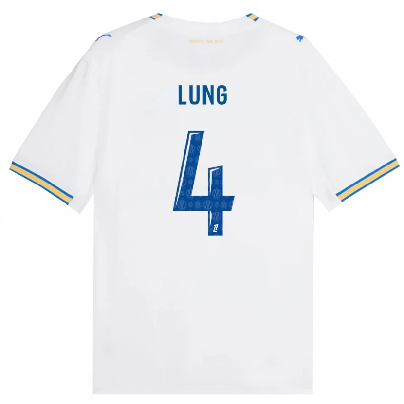 Danxen Mujer Camiseta Sacha Lung #4 Azul Lanzador Blanco 1ª Equipación 2026/27 La Camisa México