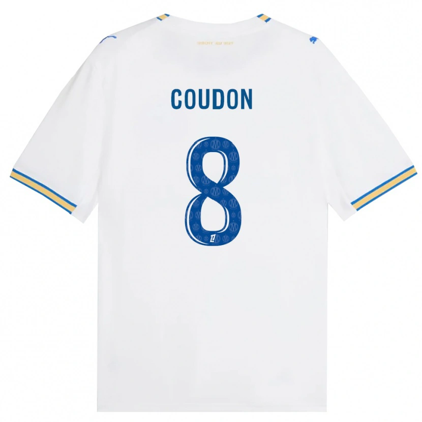 Danxen Mujer Camiseta Marine Coudon #8 Azul Lanzador Blanco 1ª Equipación 2026/27 La Camisa México