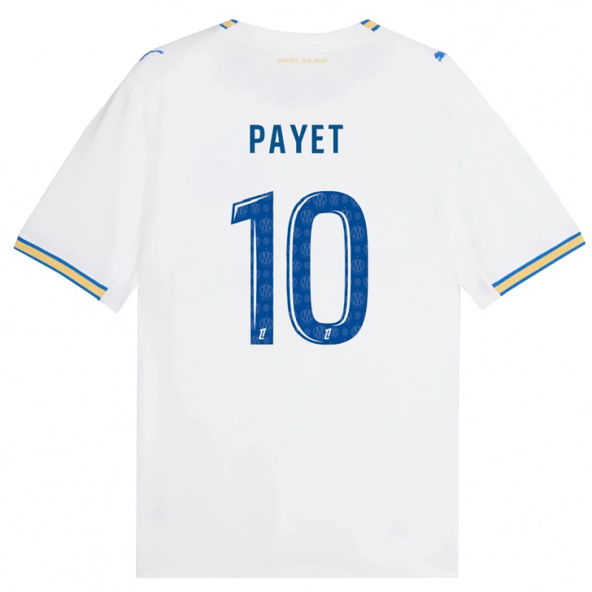 Danxen Mujer Camiseta Dimitri Payet #10 Azul Lanzador Blanco 1ª Equipación 2026/27 La Camisa México