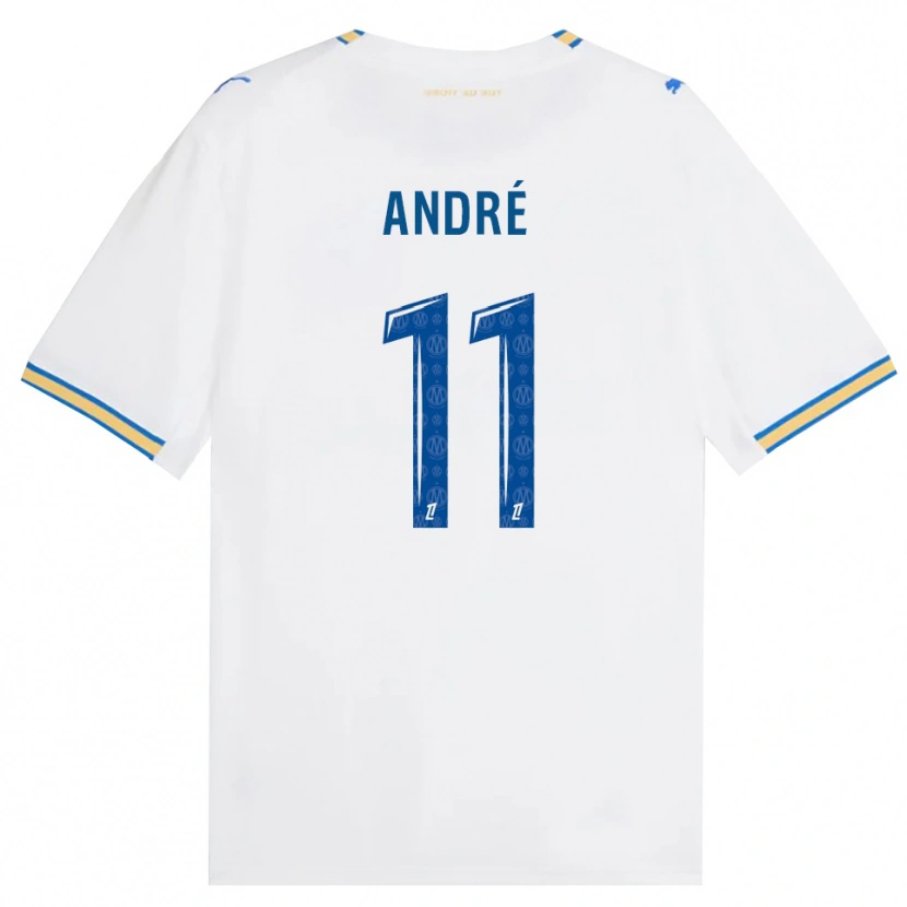 Danxen Mujer Camiseta Kalvin André #11 Azul Lanzador Blanco 1ª Equipación 2026/27 La Camisa México