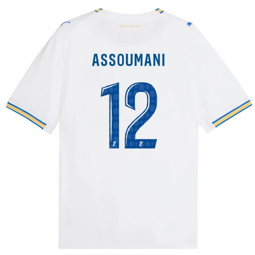 Danxen Mujer Camiseta Saïfi Assoumani #12 Azul Lanzador Blanco 1ª Equipación 2026/27 La Camisa México