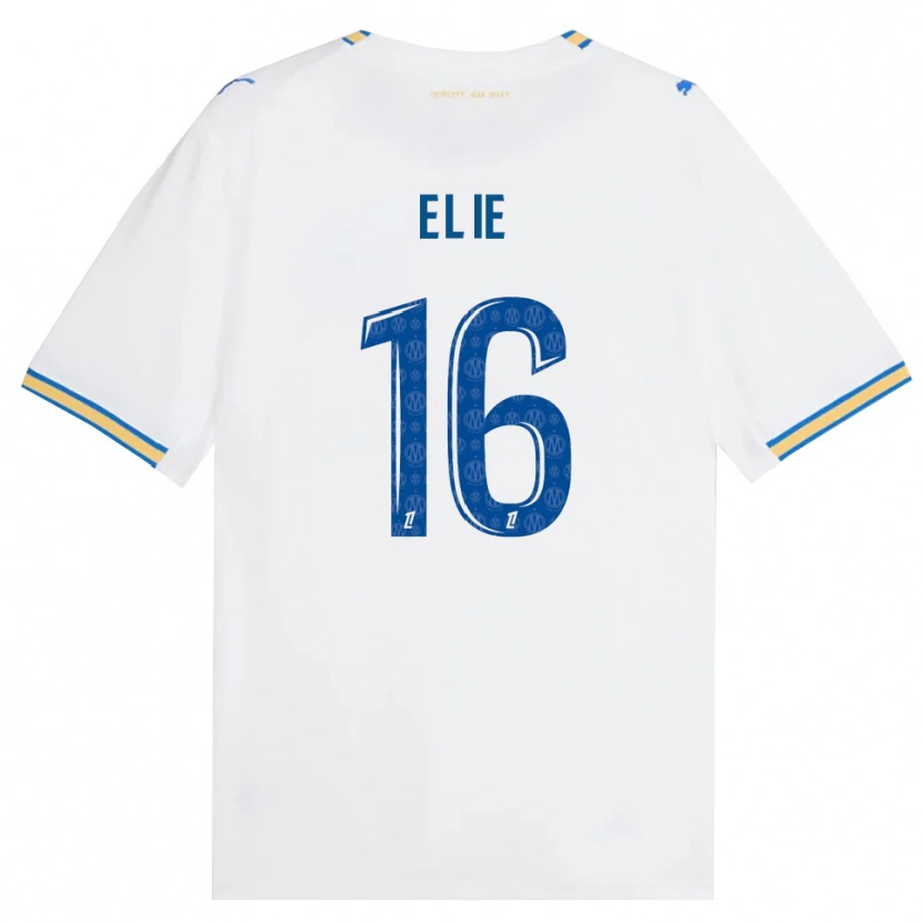 Danxen Mujer Camiseta Anaïs Elie #16 Azul Lanzador Blanco 1ª Equipación 2026/27 La Camisa México