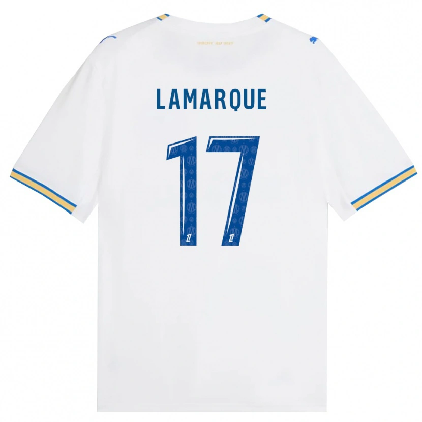 Danxen Mujer Camiseta Alais Lamarque #17 Azul Lanzador Blanco 1ª Equipación 2026/27 La Camisa México