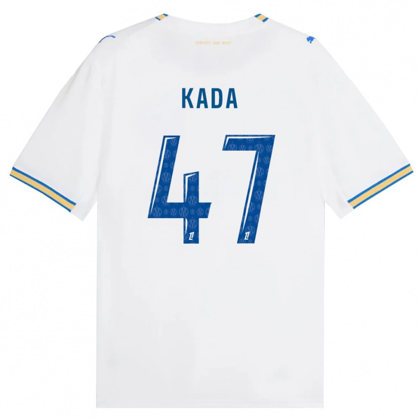 Danxen Mujer Camiseta Joakim Kada #47 Azul Lanzador Blanco 1ª Equipación 2026/27 La Camisa México
