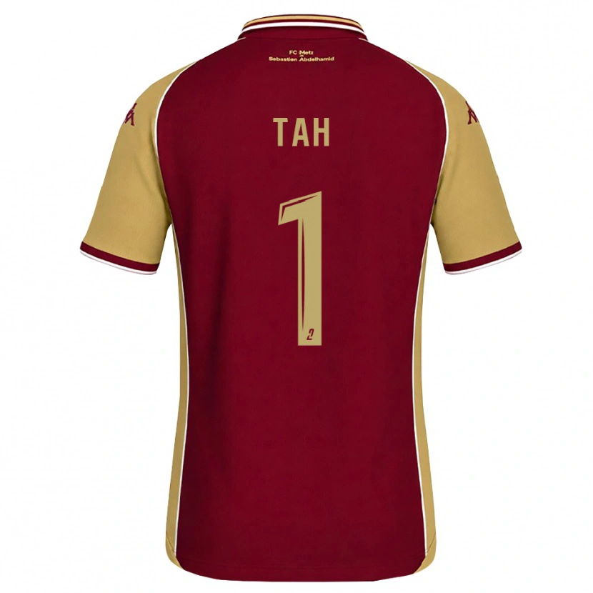 Danxen Mujer Camiseta Béonaho Tah #1 Dorado Rojo Oscuro 1ª Equipación 2026/27 La Camisa México