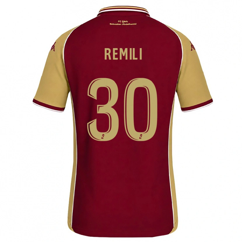 Danxen Mujer Camiseta Célia Remili #30 Dorado Rojo Oscuro 1ª Equipación 2026/27 La Camisa México