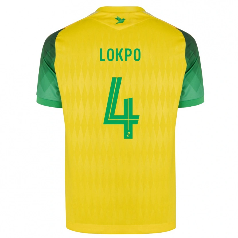 Danxen Mujer Camiseta Romaric Lokpo #4 Amarillo Verde Rojo 1ª Equipación 2026/27 La Camisa México