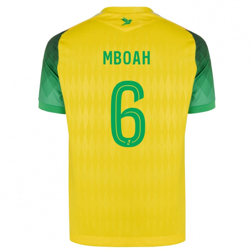 Danxen Mujer Camiseta Yanis Mboah #6 Amarillo Verde Rojo 1ª Equipación 2026/27 La Camisa México