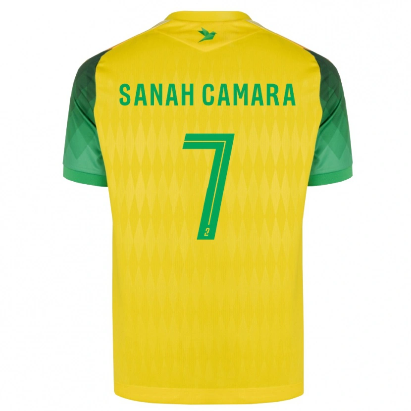 Danxen Mujer Camiseta Sanah Camara #7 Amarillo Verde Rojo 1ª Equipación 2026/27 La Camisa México