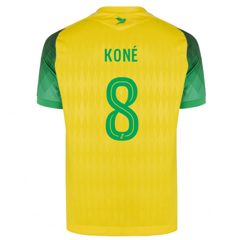 Danxen Mujer Camiseta Kassoum Koné #8 Amarillo Verde Rojo 1ª Equipación 2026/27 La Camisa México