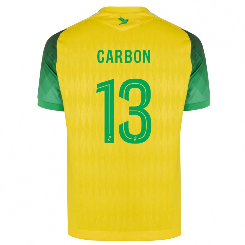 Danxen Mujer Camiseta Lancelot Carbon #13 Amarillo Verde Rojo 1ª Equipación 2026/27 La Camisa México