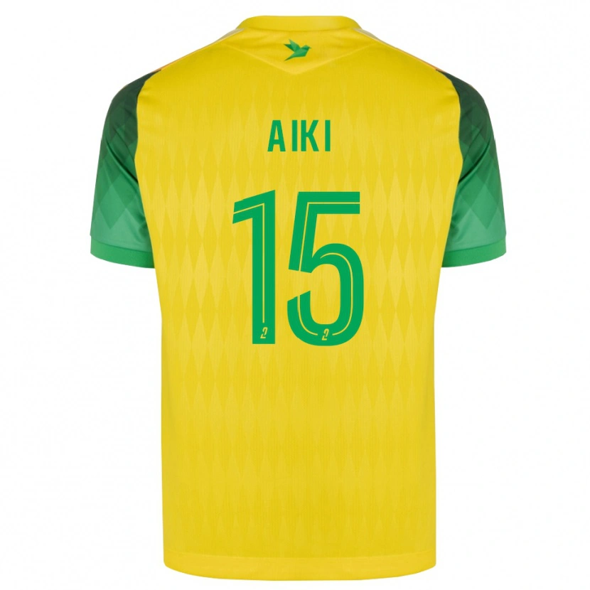 Danxen Mujer Camiseta Amed Aiki #15 Amarillo Verde Rojo 1ª Equipación 2026/27 La Camisa México