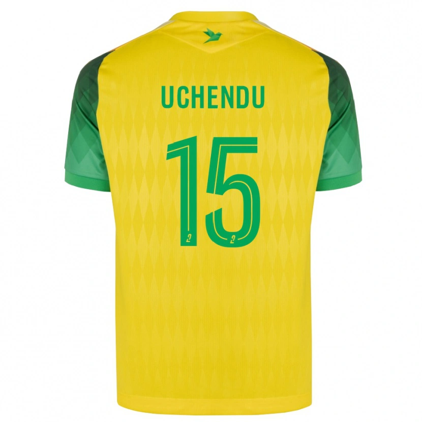 Danxen Mujer Camiseta Chinaza Uchendu #15 Amarillo Verde Rojo 1ª Equipación 2026/27 La Camisa México