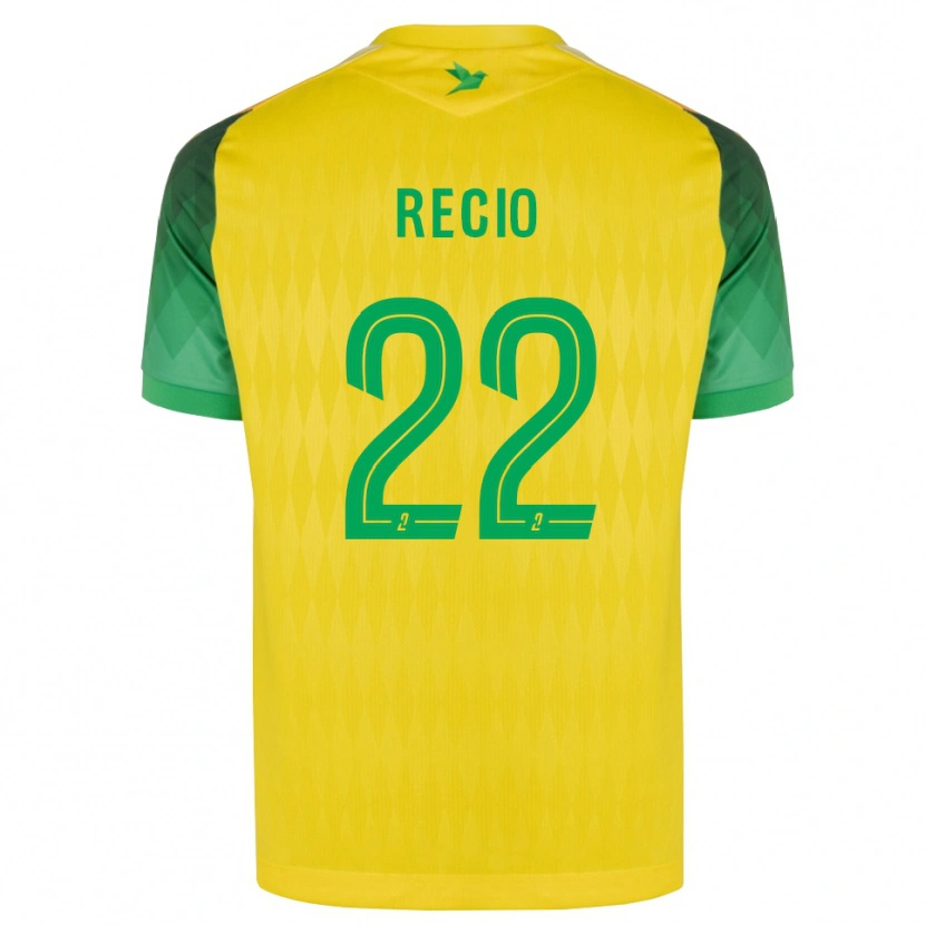Danxen Mujer Camiseta Andrea Recio #22 Amarillo Verde Rojo 1ª Equipación 2026/27 La Camisa México