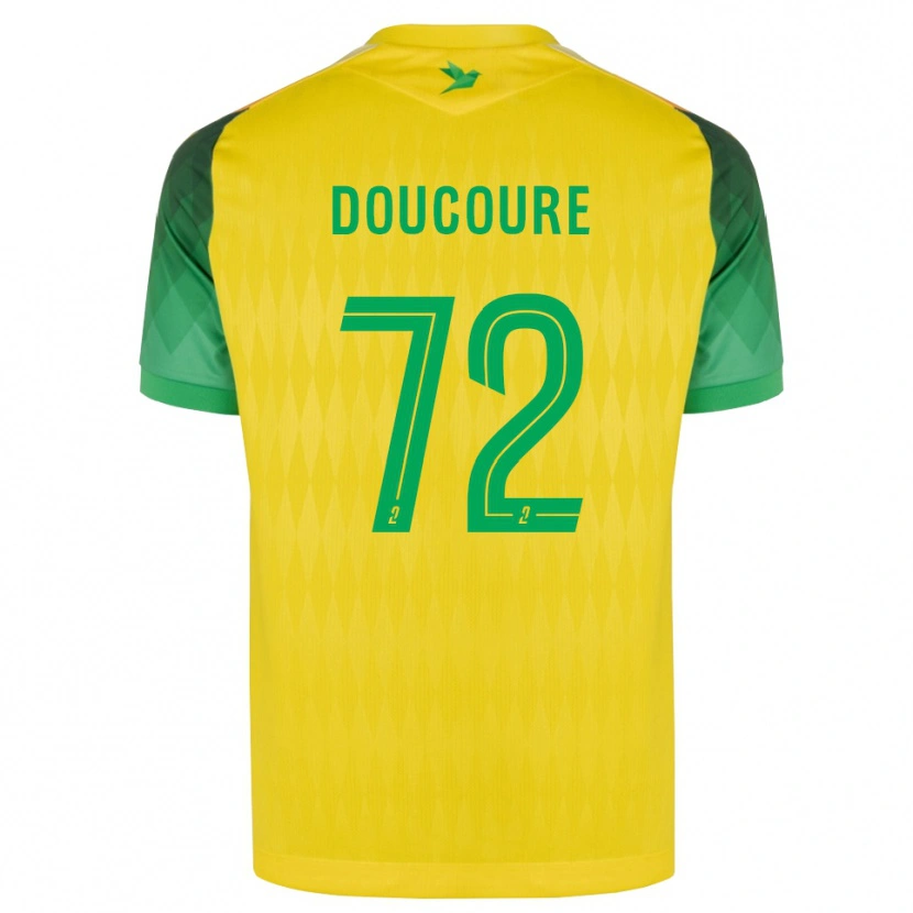 Danxen Mujer Camiseta Sékou Doucouré #72 Amarillo Verde Rojo 1ª Equipación 2026/27 La Camisa México