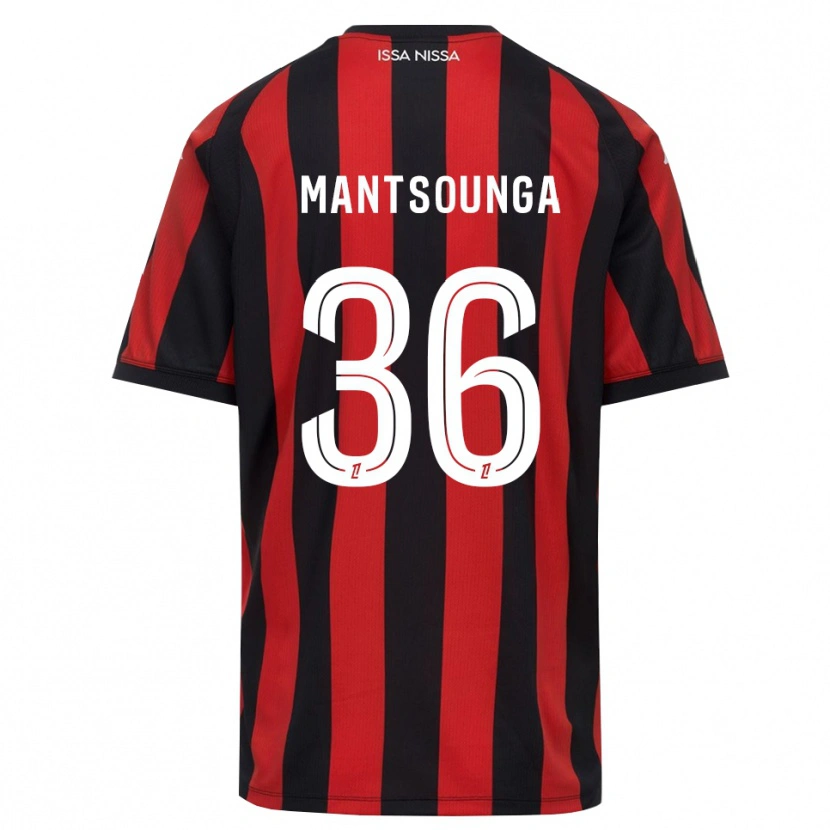 Danxen Mujer Camiseta Brad-Hamilton Mantsounga #36 Rojo Negro Blanco 1ª Equipación 2026/27 La Camisa México