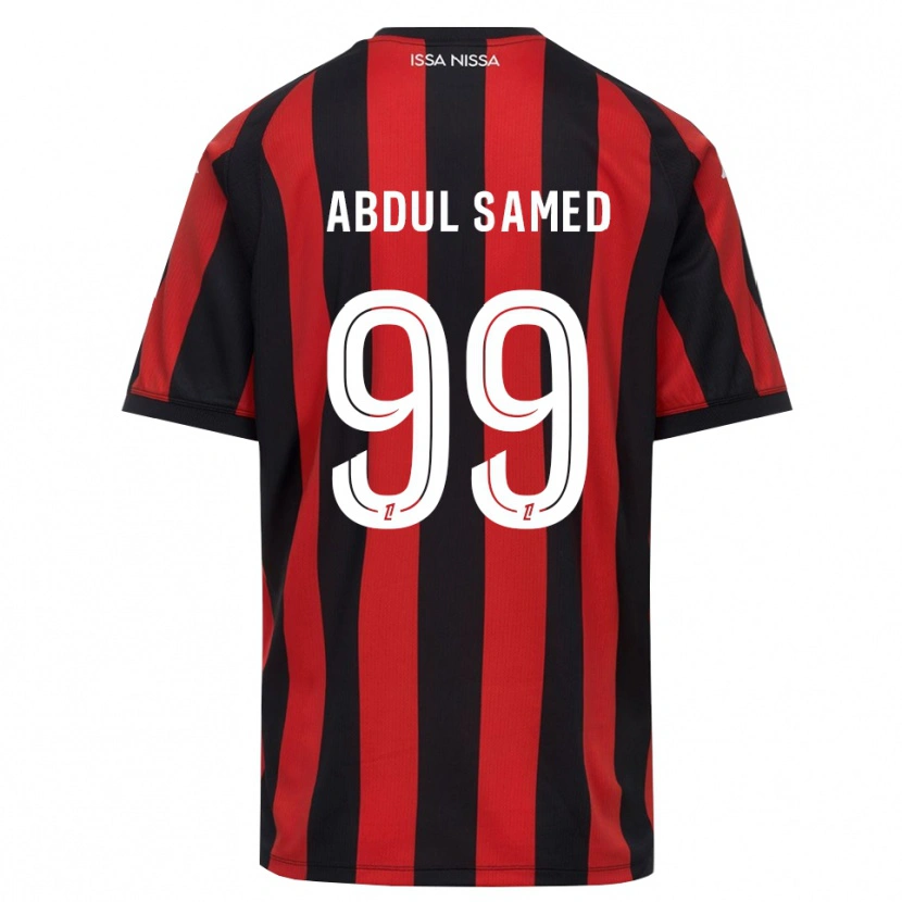 Danxen Mujer Camiseta Salis Abdul Samed #99 Rojo Negro Blanco 1ª Equipación 2026/27 La Camisa México