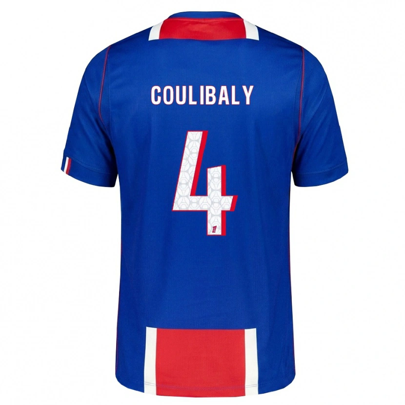 Danxen Mujer Camiseta Samba Coulibaly #4 Rojo Blanco Azul 1ª Equipación 2026/27 La Camisa México