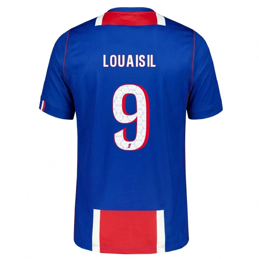 Danxen Mujer Camiseta Kévin Louaisil #9 Rojo Blanco Azul 1ª Equipación 2026/27 La Camisa México