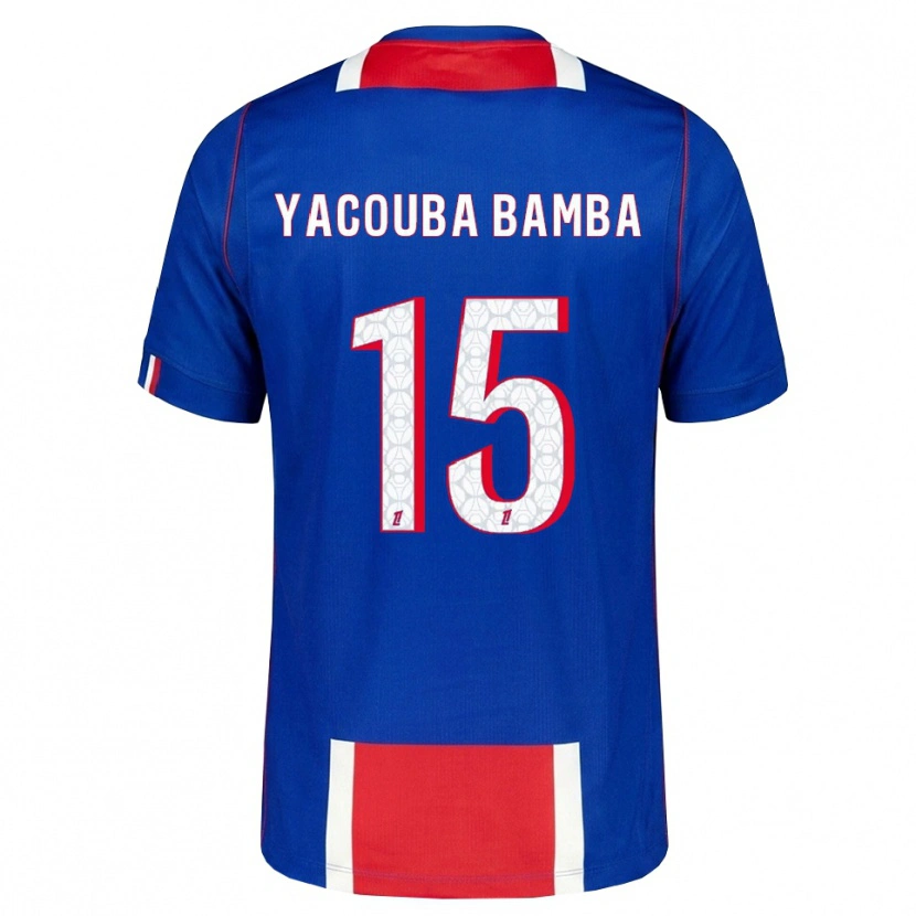 Danxen Mujer Camiseta Ben Yacouba Bamba #15 Rojo Blanco Azul 1ª Equipación 2026/27 La Camisa México