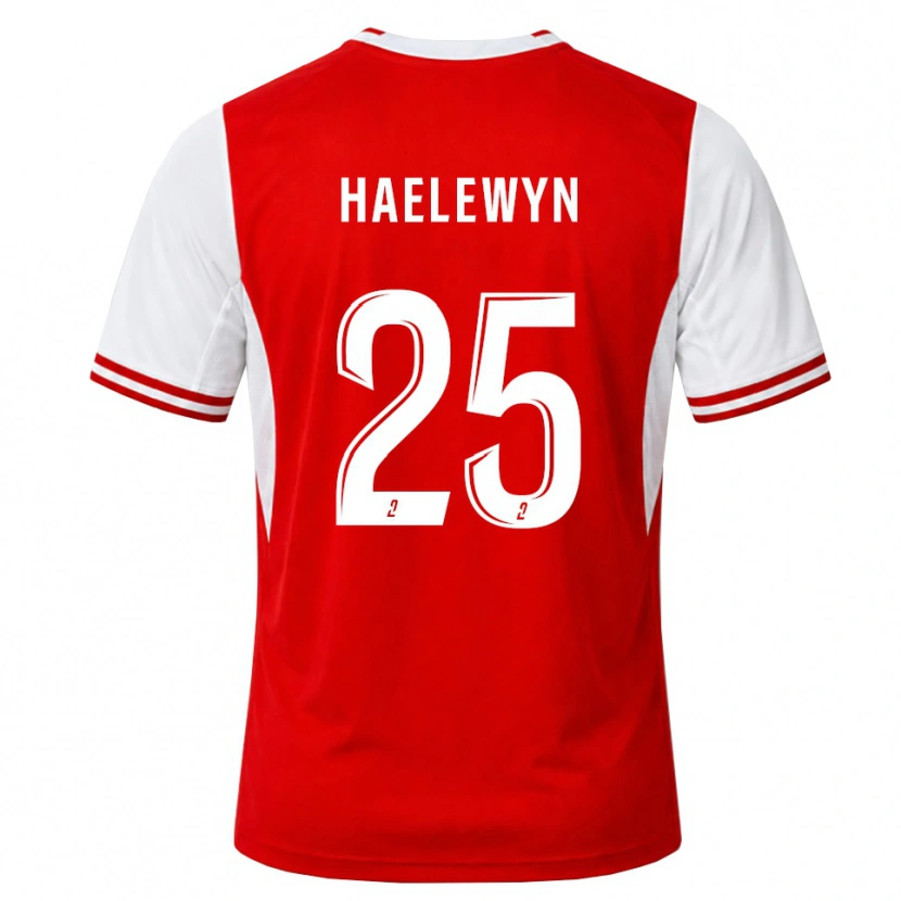 Danxen Mujer Camiseta Marion Haelewyn #25 Rojo Blanco 1ª Equipación 2026/27 La Camisa México