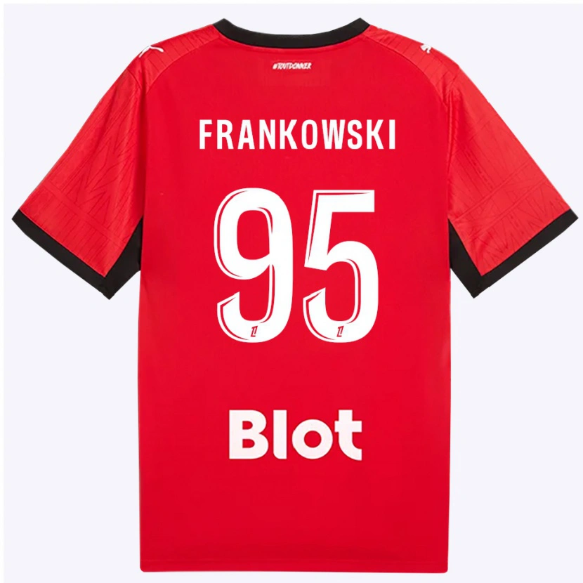 Danxen Mujer Camiseta Przemyslaw Frankowski #95 Rojo Negro Blanco 1ª Equipación 2026/27 La Camisa México