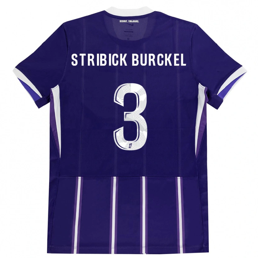 Danxen Mujer Camiseta Laetitia Stribick-Burckel #3 Morado Blanco 1ª Equipación 2026/27 La Camisa México