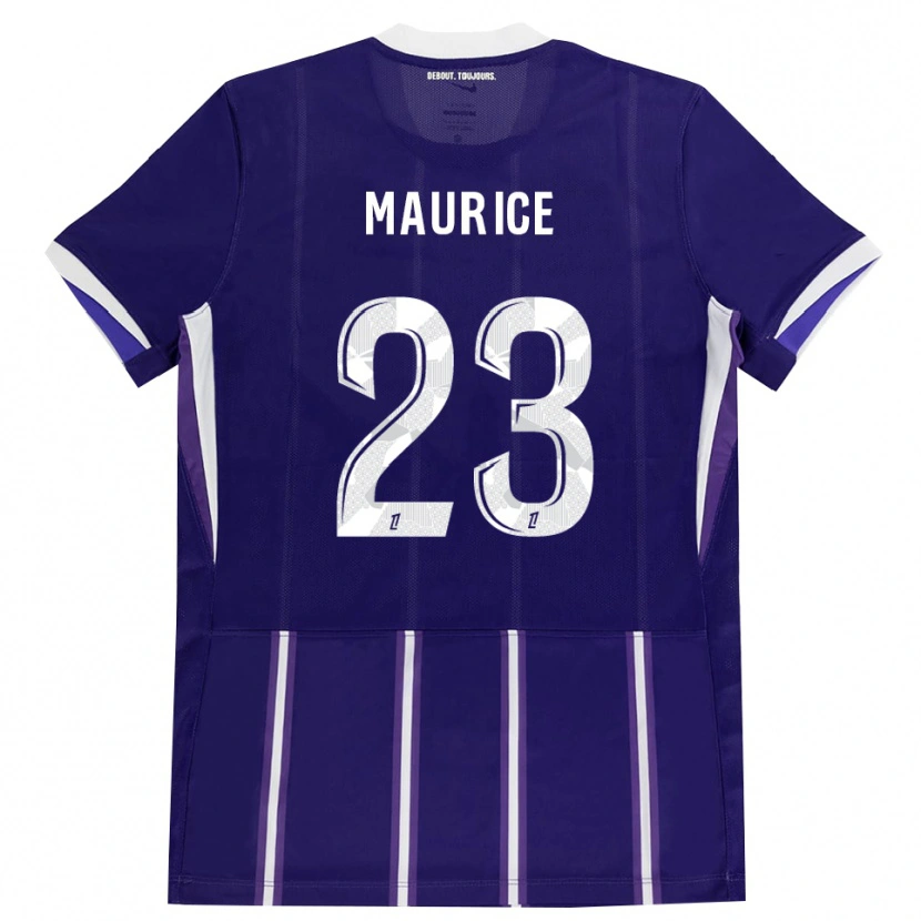 Danxen Mujer Camiseta Sandra Maurice #23 Morado Blanco 1ª Equipación 2026/27 La Camisa México