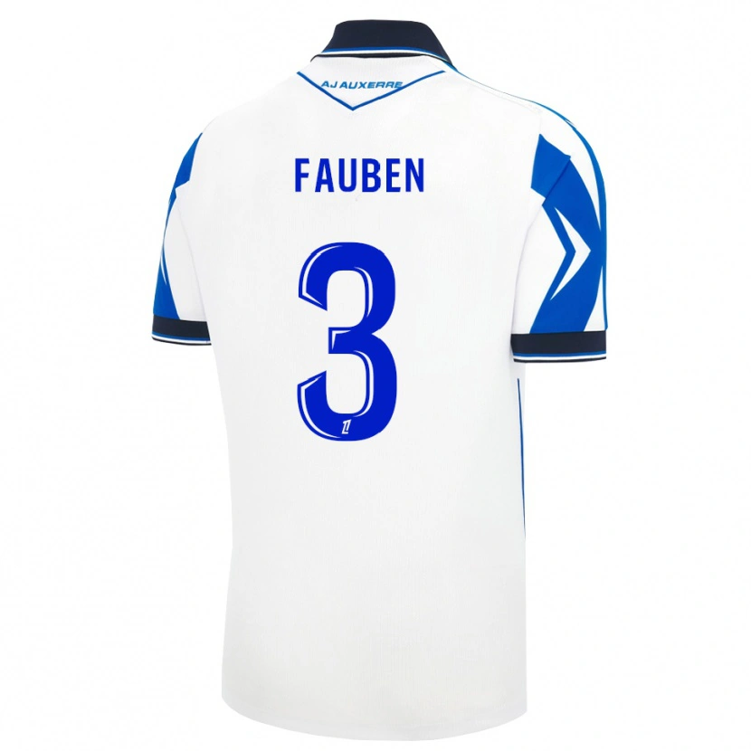 Danxen Mujer Camiseta Marc-Allan Fauben #3 Negro Blanco Azul 1ª Equipación 2026/27 La Camisa México