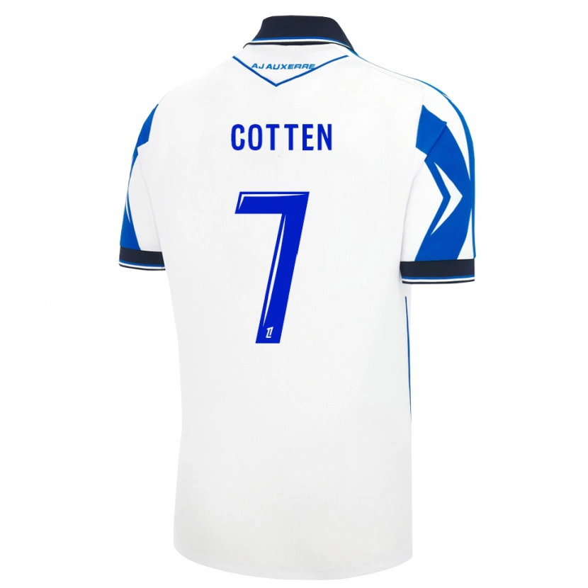 Danxen Mujer Camiseta Kenzo Cotten #7 Negro Blanco Azul 1ª Equipación 2026/27 La Camisa México