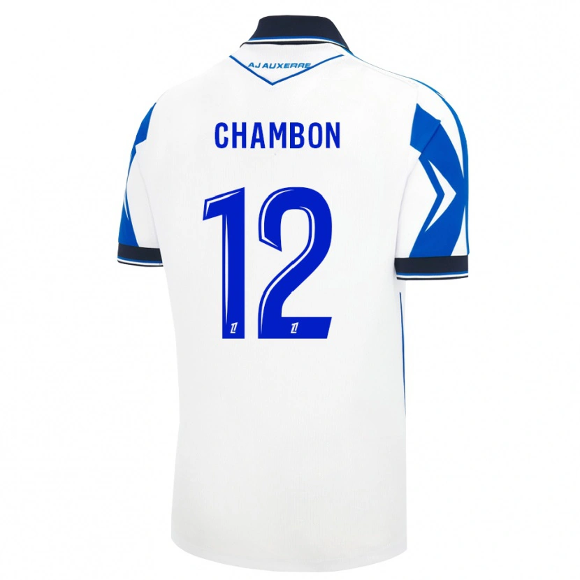 Danxen Mujer Camiseta Maxence Chambon #12 Negro Blanco Azul 1ª Equipación 2026/27 La Camisa México